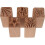 5Stk Holzoptik Stempel China Take A Bath 1