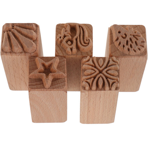 5Stk Holzoptik Stempel China Take A Bath