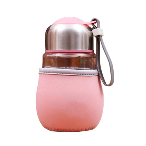 Wasserflasche Pinguin Rosa 1