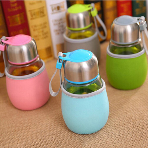 Wasserflasche Pinguin Rosa 2