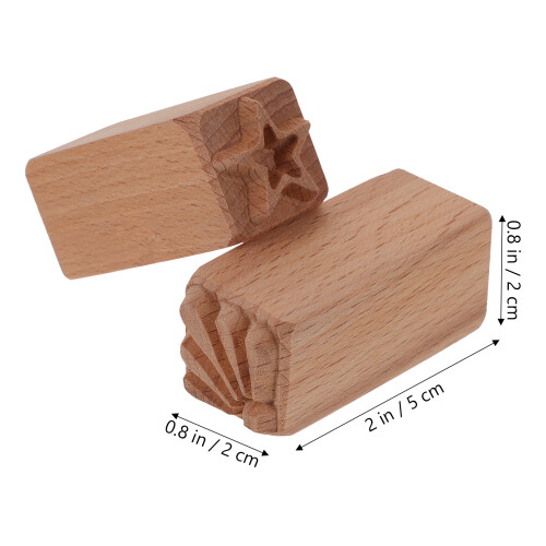 5Stk Holzoptik Stempel China Take A Bath 1