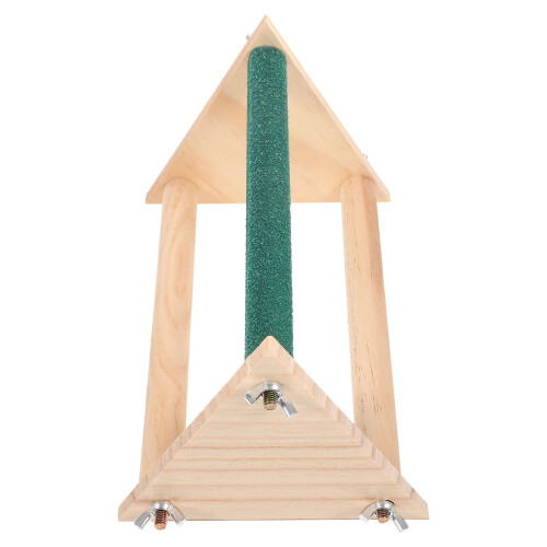 Tabletop Papageienständer Desktop Vogel Sitzstange Holz 1 Stück