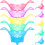 10Pcs Compact Plastic Dessert Cups Multi-Use Cake and Candy Storage 8