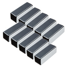 Vierseitiger Nagelpolierblock Aus Kunststoff 10St 3,5x3,5x9Zoll