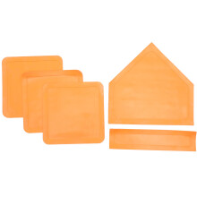 5 Antislip Rubber Baseball Bases Voor Gymnastiekzalen En
