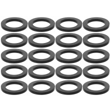 20Stück Gummiring Dichtung Schlauch Reparaturset Schwarz