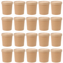 Tuibelyn 20 Stk Suppenschüssel Mitnehmen Mit Deckel 12 Oz/350 Ml