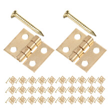 50Sets Mini Scharnieren Messing Voor Ambachten En Meubels