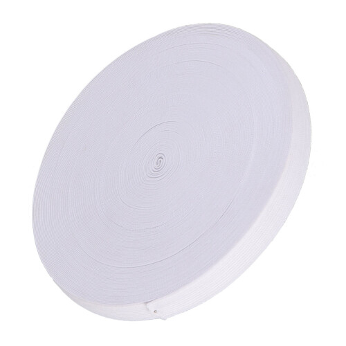 Strick Elastische Bänder Weiß 1 Rolle 40 M 2 Cm Breite