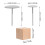 Worgeous Cake Flower Nägel Set Aus Holz 2