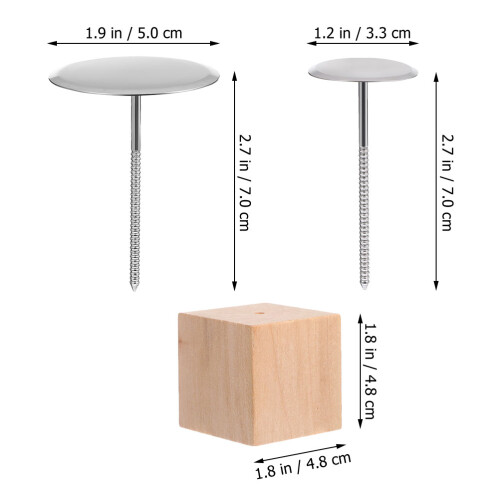 Worgeous Cake Flower Nägel Set Aus Holz 1