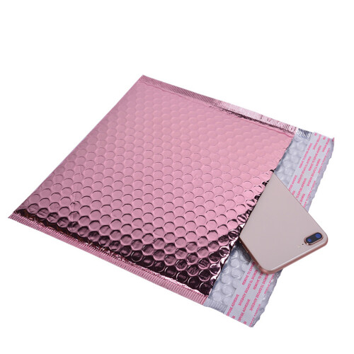 25Stück Bubble Mailer Briefumschläge Selbstklebend Rosé Gold