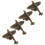 Elegant Design Flugzeug Brosche Dunkelbraun 4 1