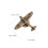 Elegant Design Flugzeug Brosche Dunkelbraun 4 2