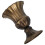 Raindrops Friedhof Vase 16,20x12,70x12,70 cm Hellbraun 1