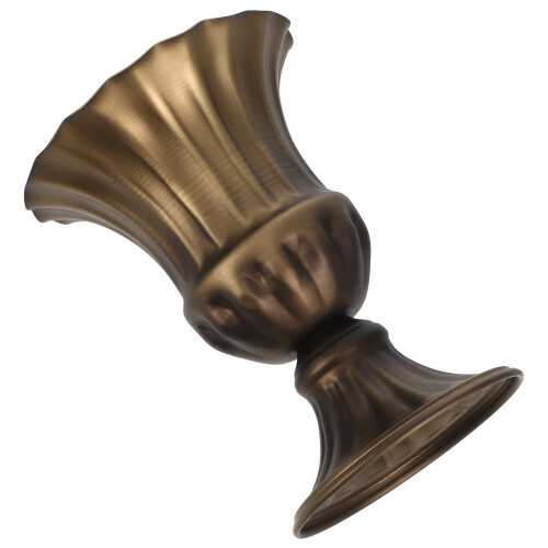 Raindrops Friedhof Vase 16,20x12,70x12,70 cm Hellbraun