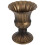 Raindrops Friedhof Vase 16,20x12,70x12,70 cm Hellbraun 11