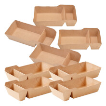 50St Papier Snack Box Für Veranstaltungen 7,1x3,3x1,4 Zoll