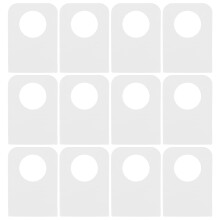 Worgeous 500 Stk Runde Lochmarke 3,20x2,30x0,03 Cm Transparent