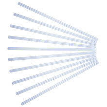 10Pcs Transparent Plastic Bookbinding Slide Binders for A4 Loose Leaf