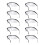 10pcs Disposable Safety Goggles Dust Wind Droplet Proof 7