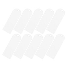 30 Lesezeichen Geschenk Anhänger Transparente Hülle