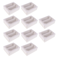 10 Box Macaron Behälter Für Kleinen Kuchen