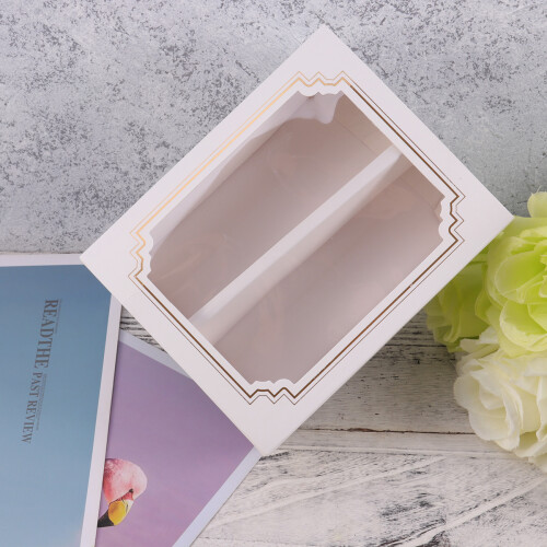 10 Box Macaron Behälter Für Kleinen Kuchen 2