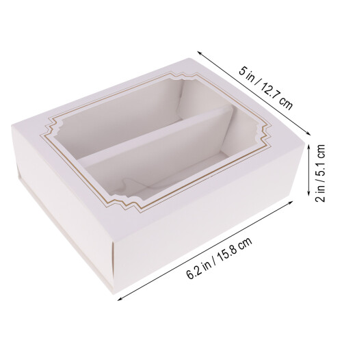 10 Box Macaron Behälter Für Kleinen Kuchen 1