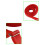 Set Widerstandsbänder Rot 10