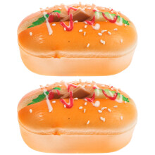 2Stk. Brot Modelle Backen Fotografie Requisiten Burger Figuren