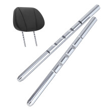 2Stk Gerade Metall Kopfstützenstange Mit Haken Für Sitz