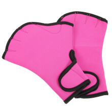 Masteelf Wasserdichte Finglose Schwimmhandschuhe Pink