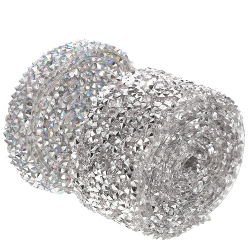 2 Selbstklebendes Strassband Diamant Harz Kleid