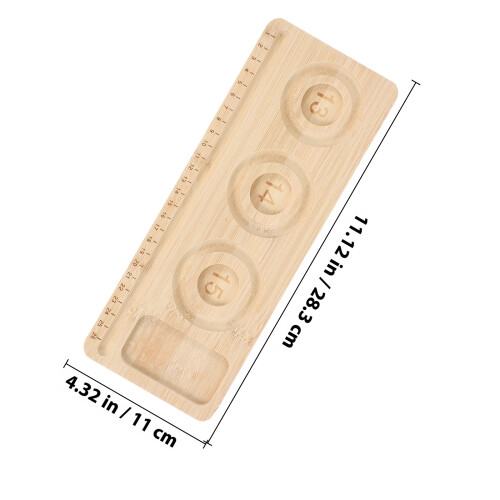 Schmuckdesignmatte Holz Beige 1Stk 1