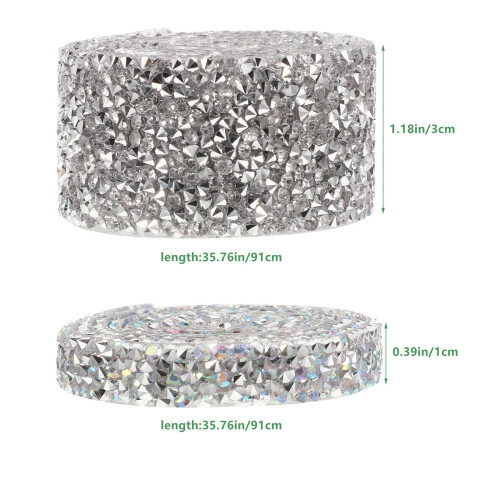 2 Selbstklebendes Strassband Diamant Harz Kleid 1