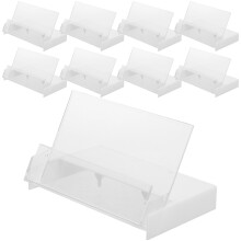 10Stück Kassettenspeicherbox Kassettenhalter Aus Kunststoff Weiß