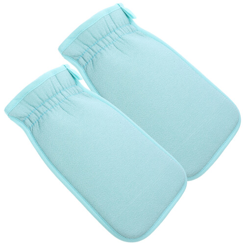 2Stk Clean Bath Duschhandtuchstoff Körperwaschhandschuh 2
