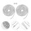 Bead Chains Silber 2 Sets Rund 100X0,3 Cm 10