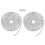 Bead Chains Silber 2 Sets Rund 100X0,3 Cm 9