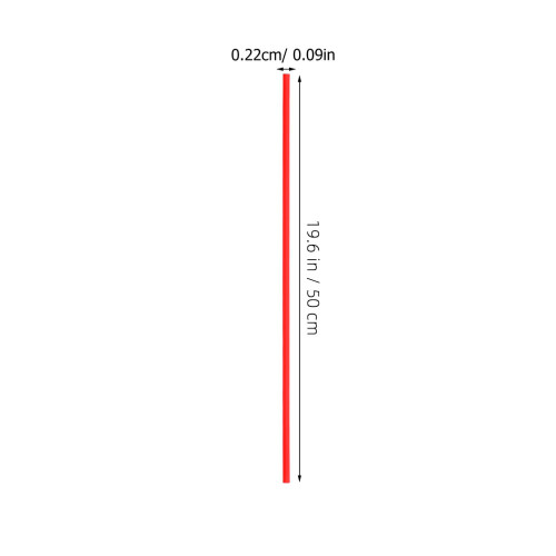 Rote Strohhalme Für 60 50 Cm 1