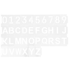 Letters Painting Templates Große Schablonen Zahlenform Kinder