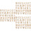 3 Stk. Scrapbook Zubehör Alphabet Basteln Holz 6