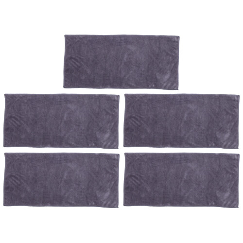 5Pièces Serviettes Multiples Coral Fleece Absorbantes Maison