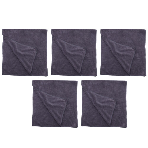 5Pièces Serviettes Multiples Coral Fleece Absorbantes Maison 2