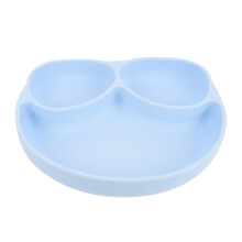 Fork Spoon Avondmaalsplaat Set Kind Silicagel Fruit Dienblad