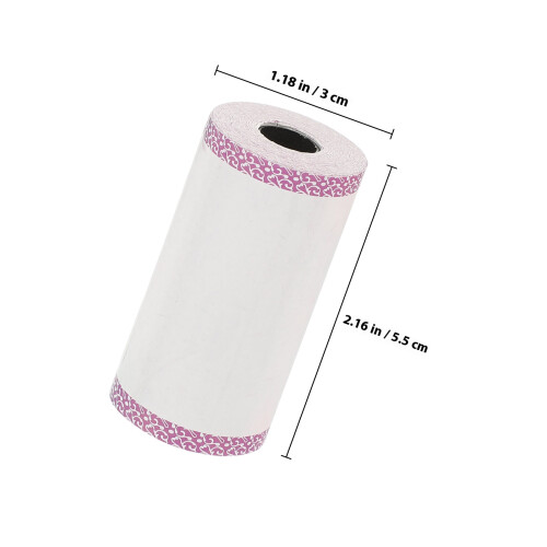 3 Printpapier Stickers Rond Thermisch 1