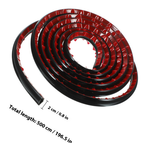 Zelfklevende Randstrip Zwart PVC Behang 1