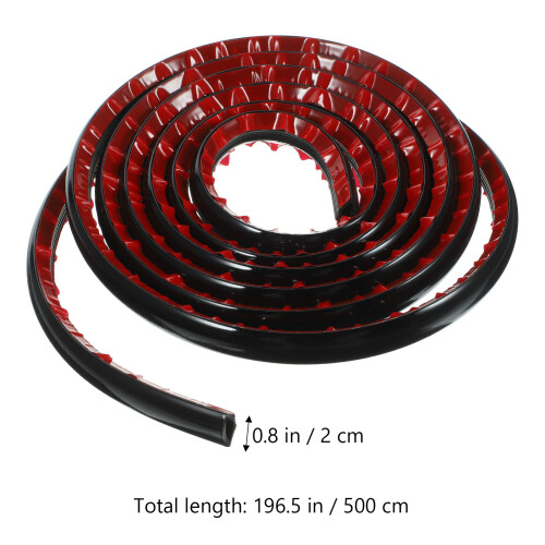 Zelfklevende Randstrip Zwart PVC Behang 2