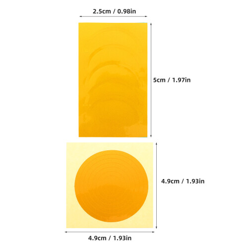 7 Pressuremeter Sticker Waarschuwingsindicator Reflecterend Label 1